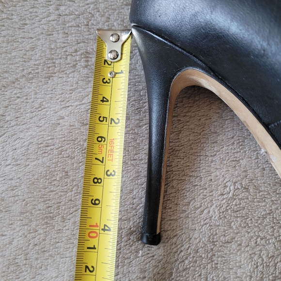SJP by Sarah Jessica Parker black leather heels size 40 - Picture 15 of 16